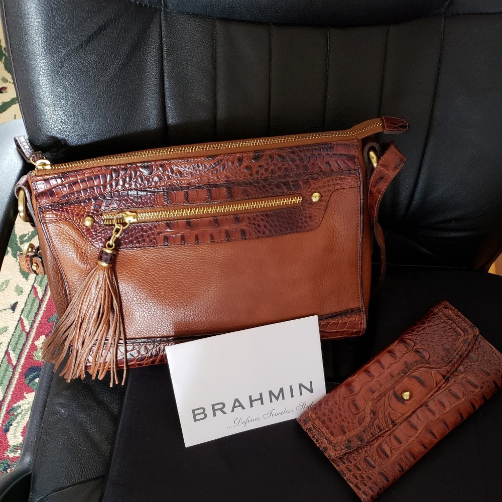 Brand new Brahmin Clutch purse!
